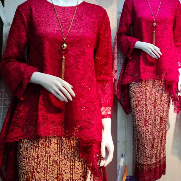 CODE U92X GUARANTEED 1 NOT NYESAL ผ้าด้านบนผ้าผ้า kebaya top โมเดิร์น kebaya top 221 ผ้า rinjani keb