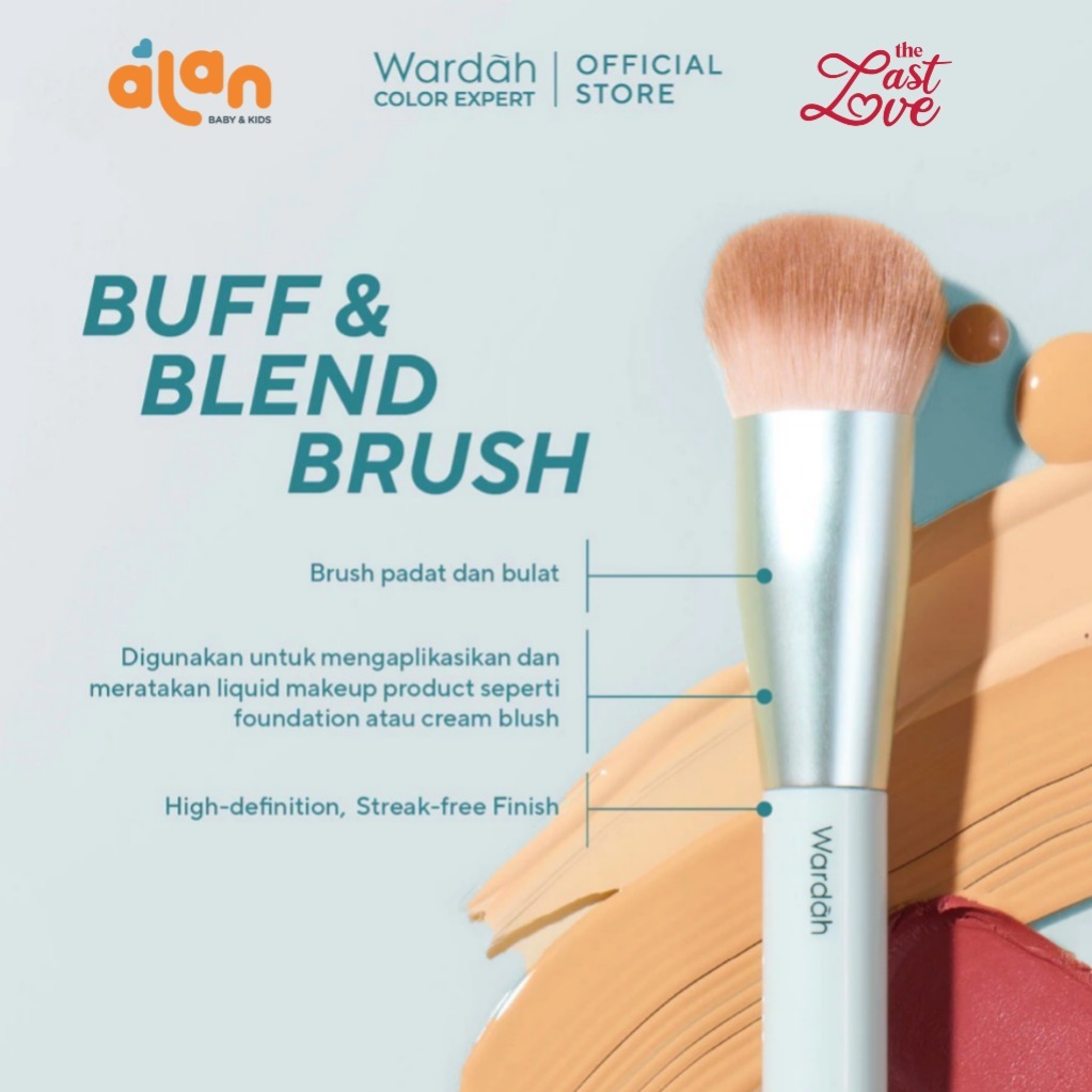 Last Love - Wardah Halal Tool Brush – Wardah Buff & Blend Brush
