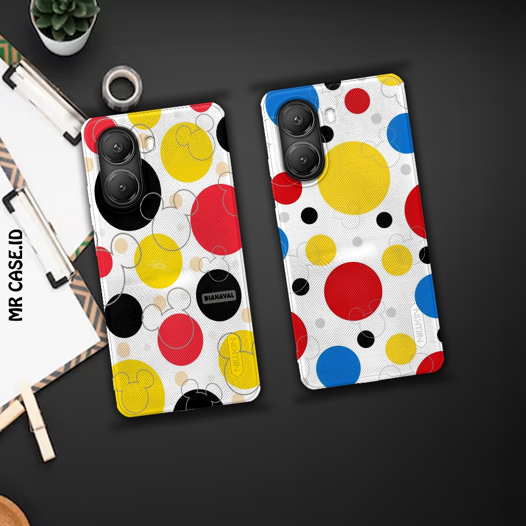 Black Pro Camera Softcase สําหรับ Type POCO X 7 PRO / POCO C71 ล่าสุด 2025 Silicon Camera MR-576