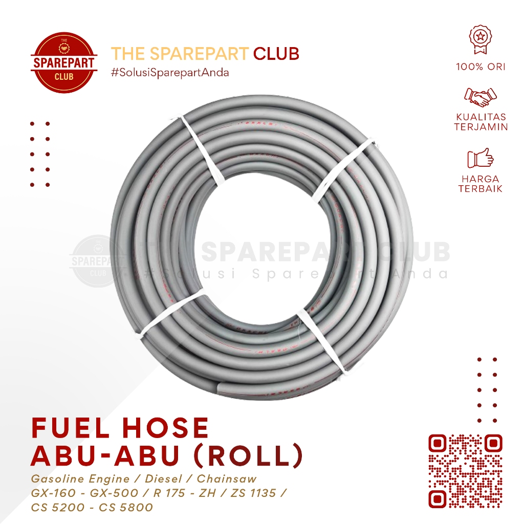 MESIN 25 เมตรม้วนท่อเบนซินเครื่องยนต์สีเทา GX160 GX 160 200 270 390 420 460 500 ดีเซล R175 R 175 180