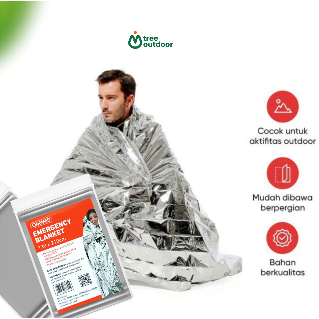 EMERGENCY BLANKET Camping Hiking EMERGENCY BLANKET Anti-hipotเมียกลางแจ้ง
