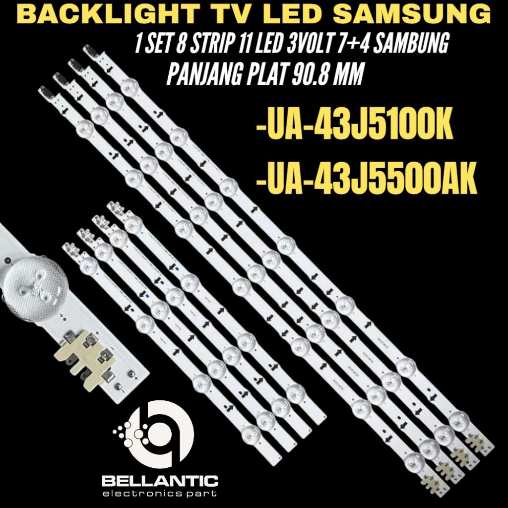 SAMSUNG 43 นิ้ว LED TV BACKLIGHT UA-43J5100K-UA-43J5500AK 43 นิ้ว LED TV BACKLIGHT
