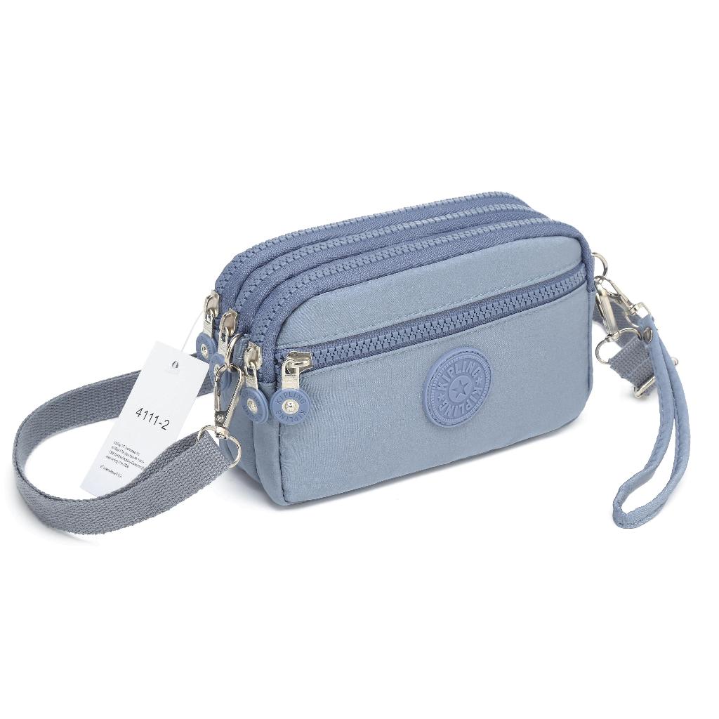 HP WHOLESALE OMYGOOSE 4-Zipper Sling Phone Wallet กระเป๋าไนลอนกันน้ํา Kp 24111-2