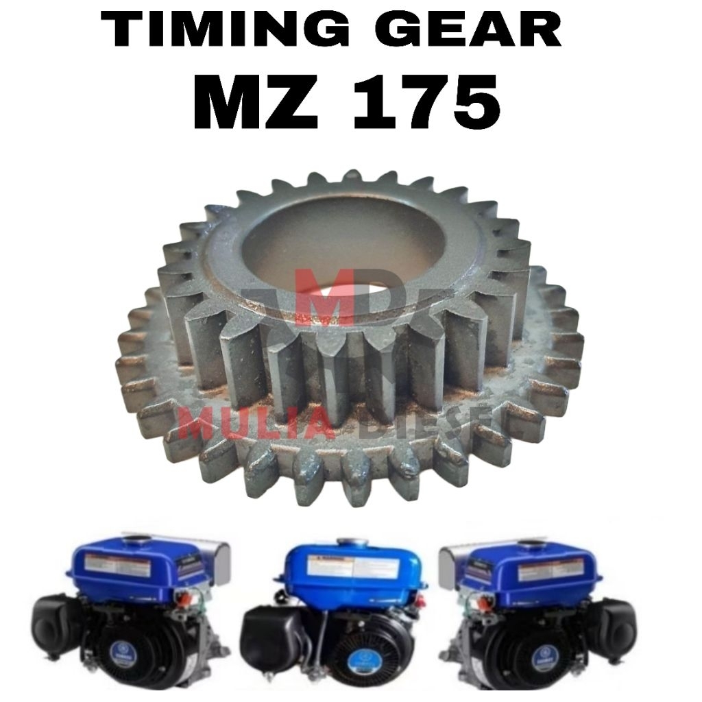 MESIN เกียร์เพลาข้อเหวี่ยงไทม์มิ่งสําหรับเครื่องยนต์ YAMAHA MZ175 MZ200 MZ