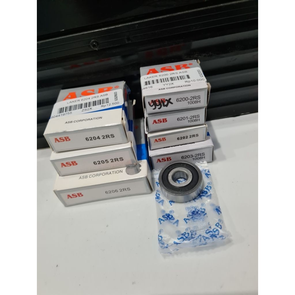 แบริ่ง/Laker/Laher 6200 2RS 6201 2RS 6202 2RS 6203 2RS 6204 2RS 6205 2RS 6206 2RS ASB เดิม