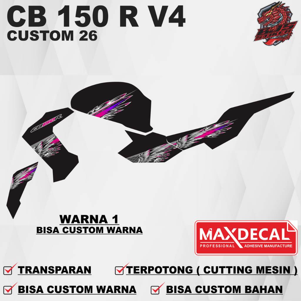 ใหม่ CB 150 R V4 สติ๊กเกอร์ / ใหม่ CB 150 R V4 Striping / สติ๊กเกอร์ Striping Decal ใหม่ CB 150 R V4