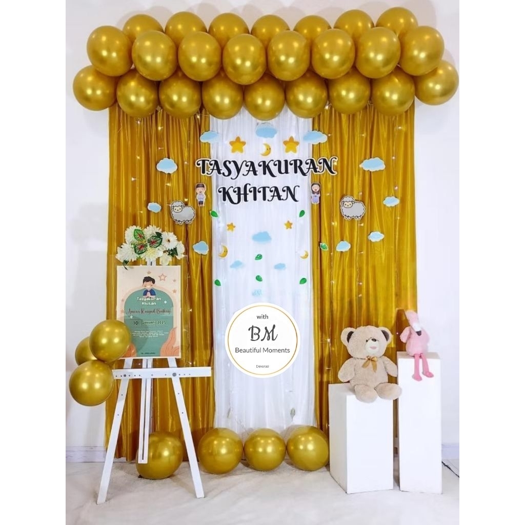 7-MONTH AQIQAH TRIBUTE BIRTHDAY DECORTATION PACKAGE