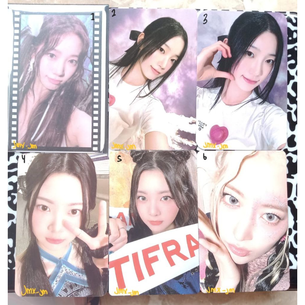 WTS ขายโฟโต้การ์ด PC LE SAFIM LESSERAFAM KAZUHA EUNCHAE SAKURA อย่างเป็นทางการ INA