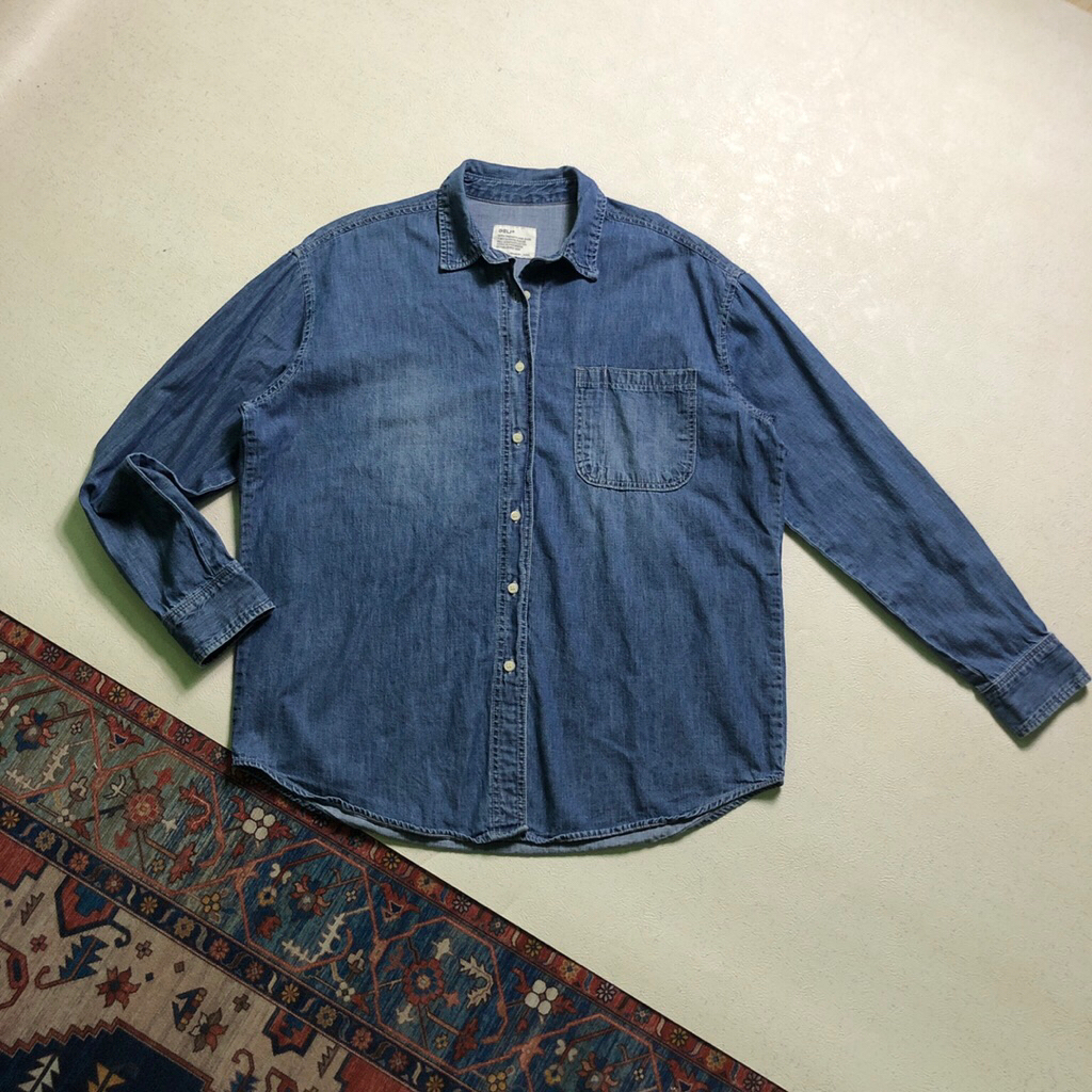WORK SHIRT DELI JEANS 1995 สี DENNIM ไซส์ L / LIKE NEW