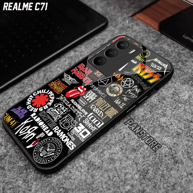 Softcase Glossy Glass Realme C71 เคสโทรศัพท์มือถือ HP อุปกรณ์เสริม Realme C71 Panstore เคสโทรศัพท์มื