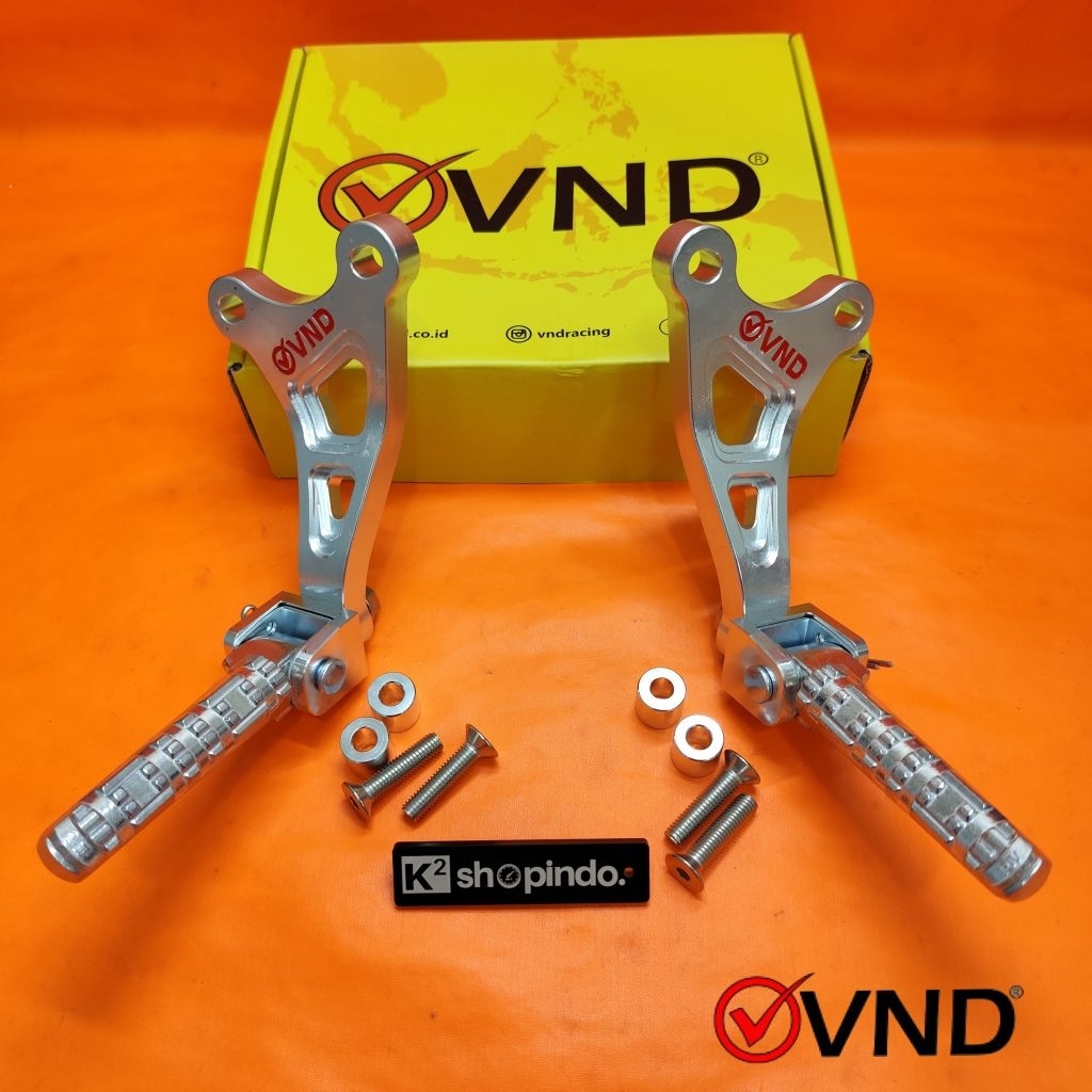 Footstep ขั้นตอนด้านหลัง Non Single Ninja RR SS R 150 VND Exhaust Cobra Original VND Racing