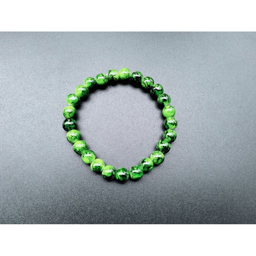 G115 ผู้ใหญ่ BRACELET & CHILDRENS BRACELET HEAVY PEARL CRYSTAL JADE LUXURY NATURAL STONE MOTIF 8MM