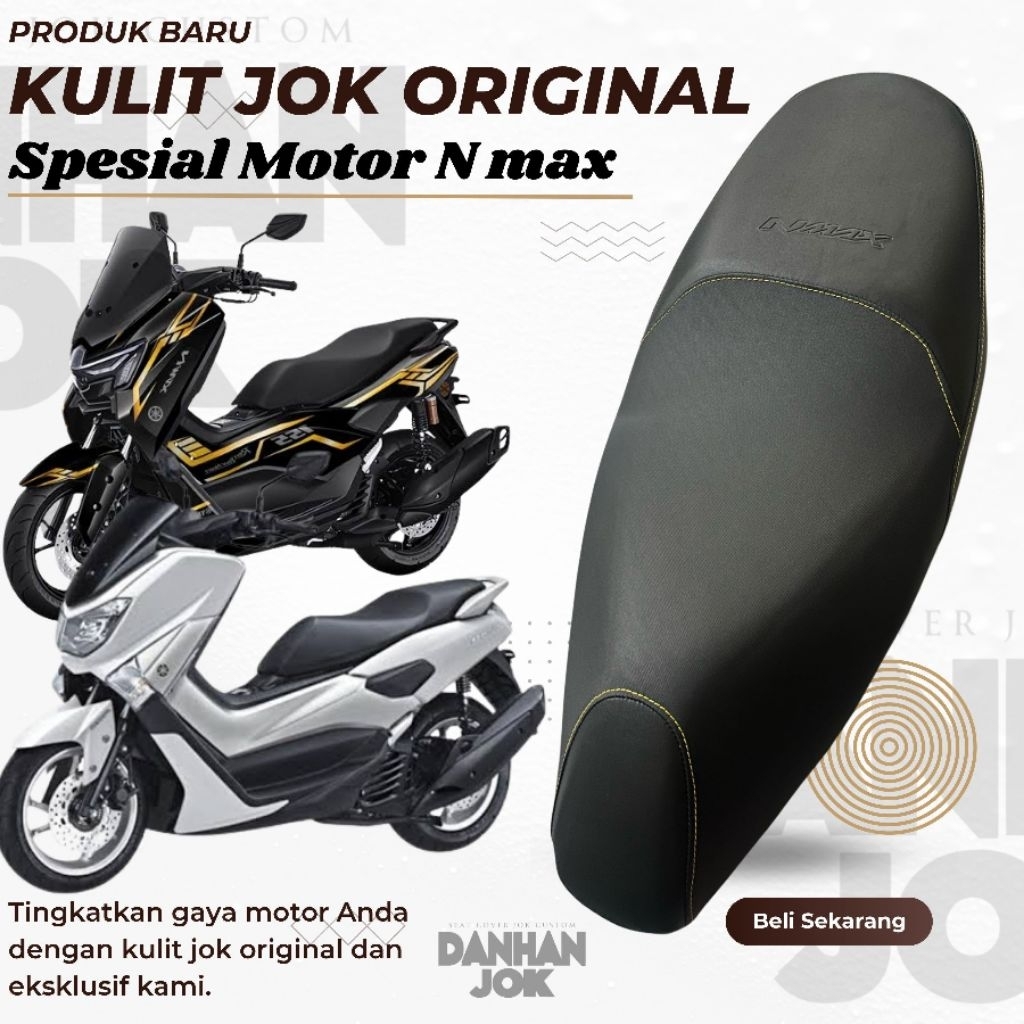 DANHAN-original เบาะนั่งมอเตอร์ไซค์สําหรับมอเตอร์ไซค์ N Max ทุกประเภท พร้อมโลโก้ "N Max" ติดตั้งกับผู้ขายเบาะ