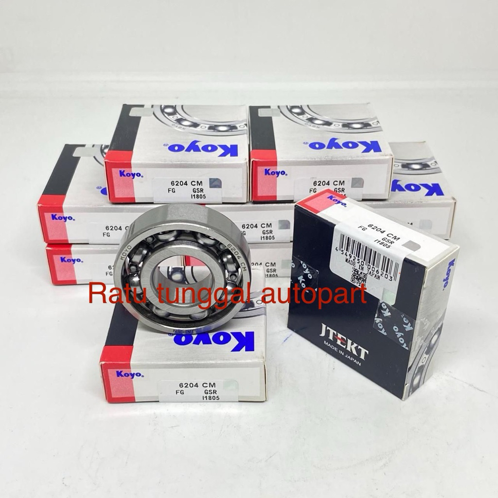 BEARING 6204 CM KOYO COVER 6204CM