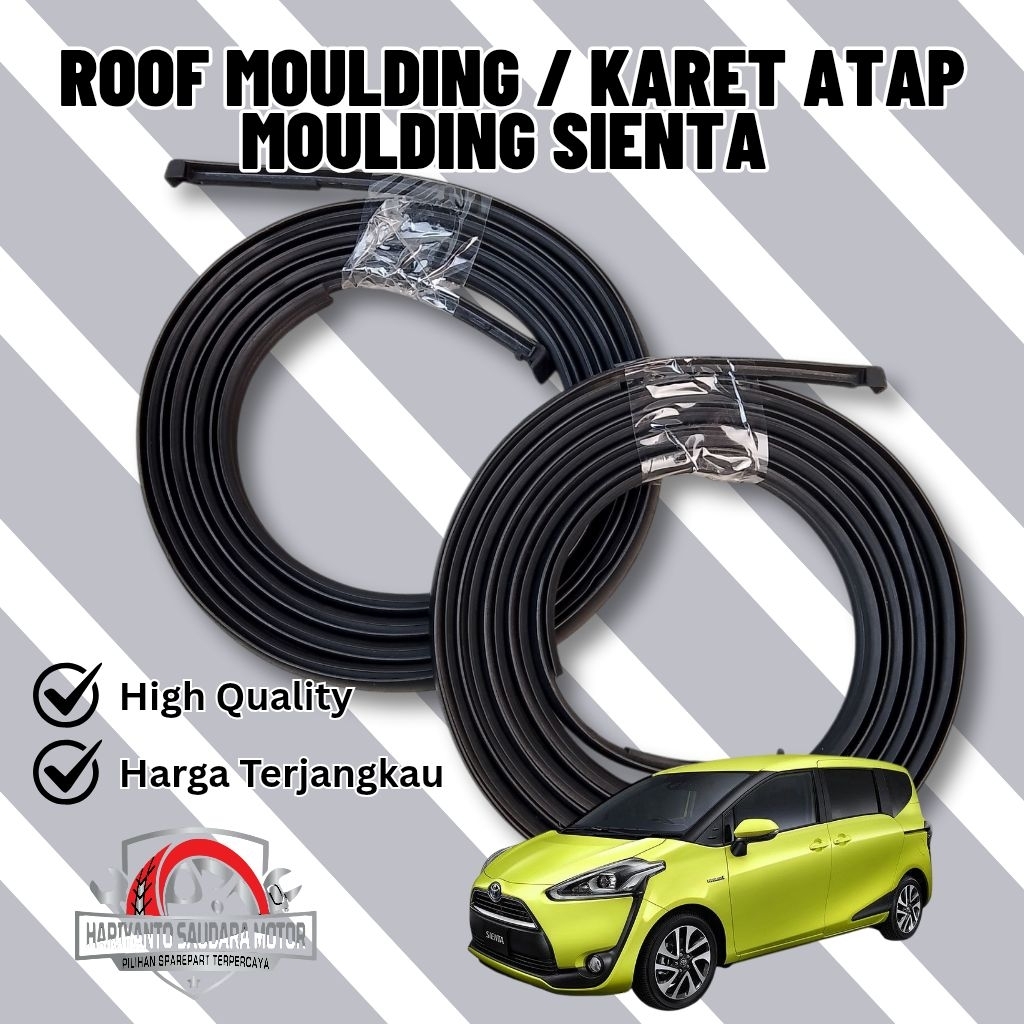 คิ้วหลังคายาง Toyota Sienta