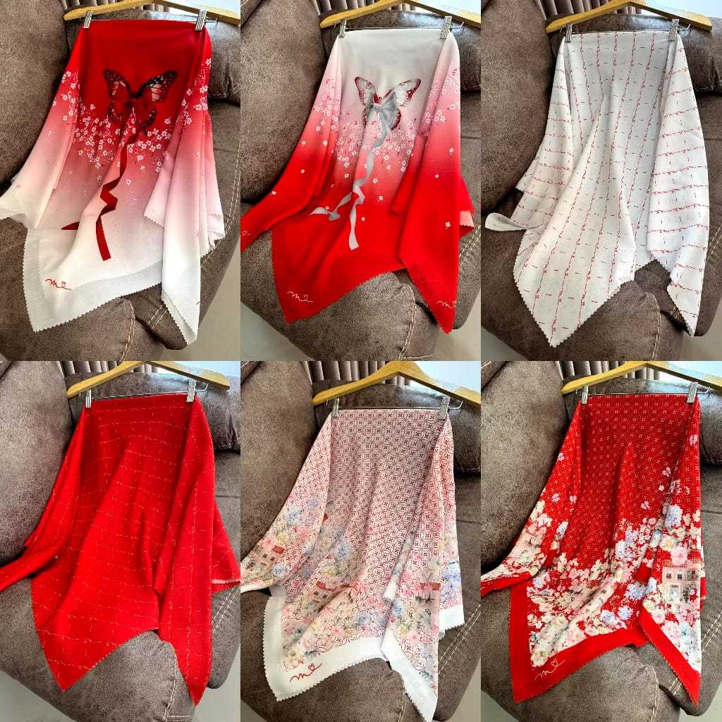 KATUN ใหม่ล่าสุด PREMIUM SUBLIMIE VUAL COTTON MOTIF SQUARE HIJAB 2025 - ภาพย่อย 5