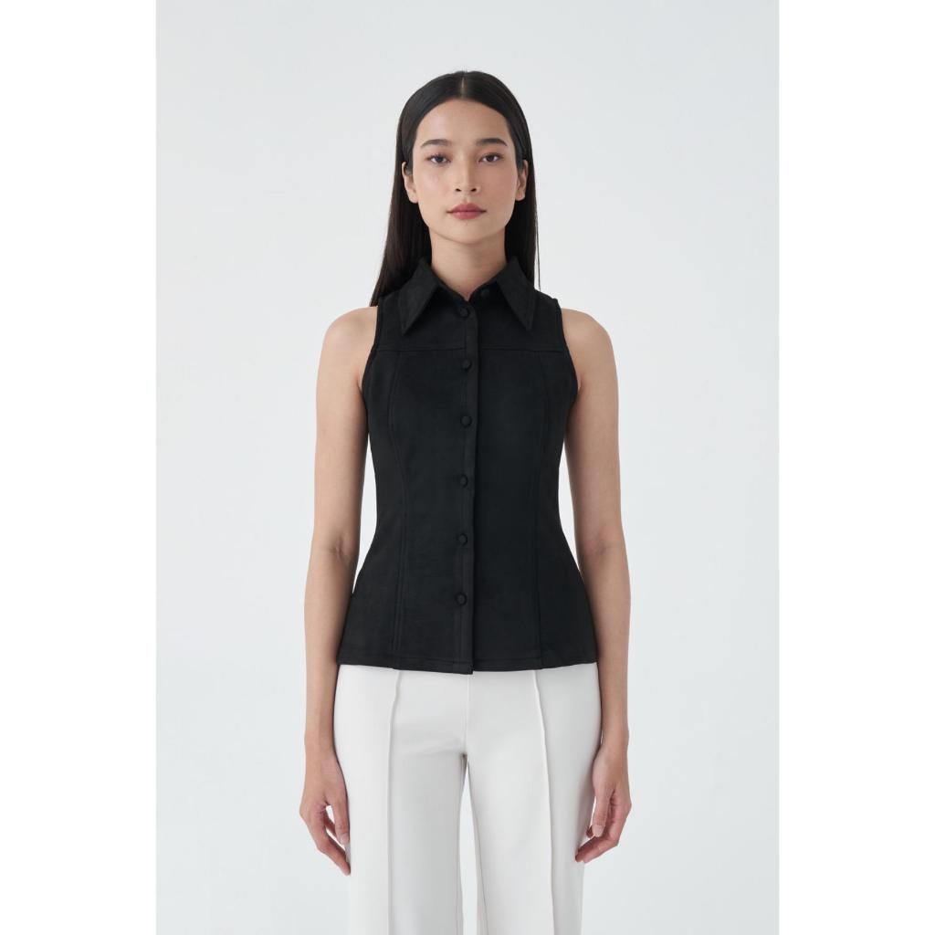 Posh The Label - Connie Black Top