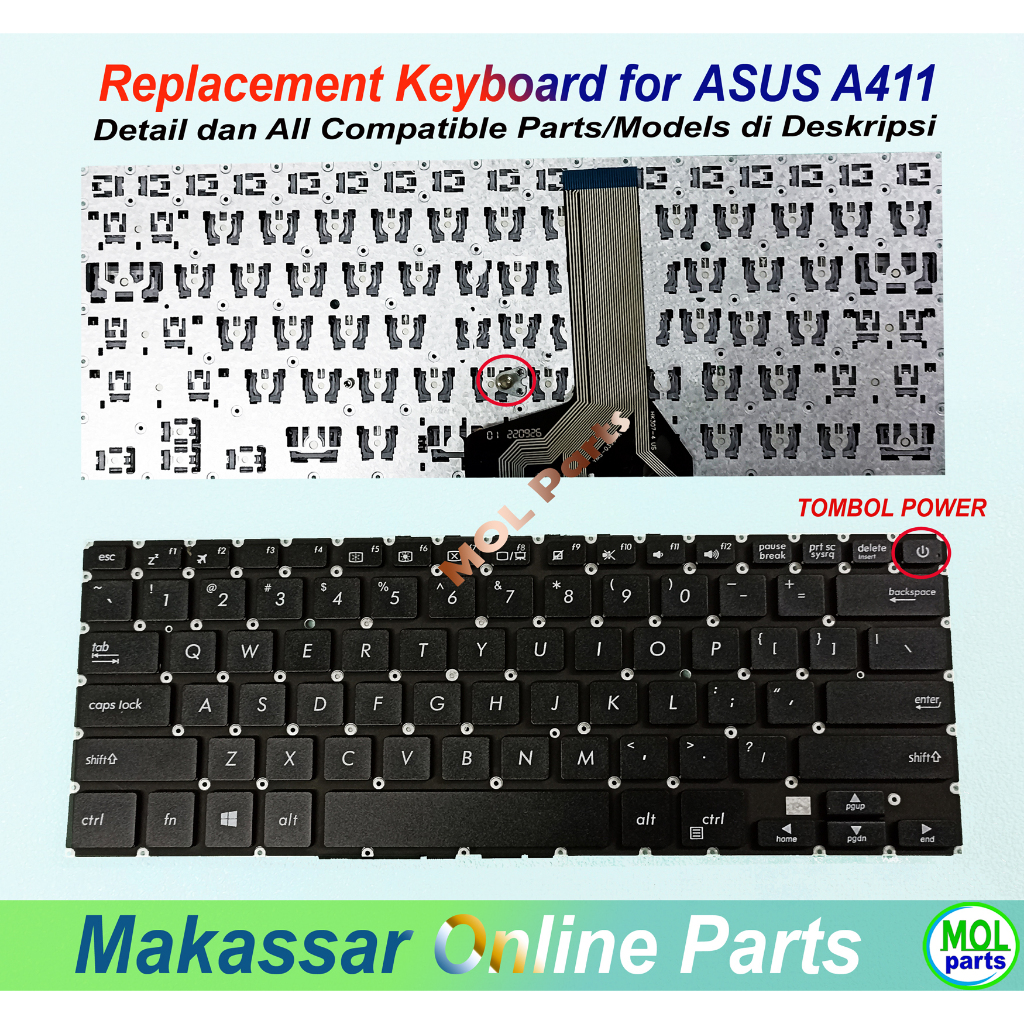 Asus VivoBook A411 A411Q A411Q A411U X411 X411U A411UA A411UF X411B X411S X411Q X411M X411N S14 S410