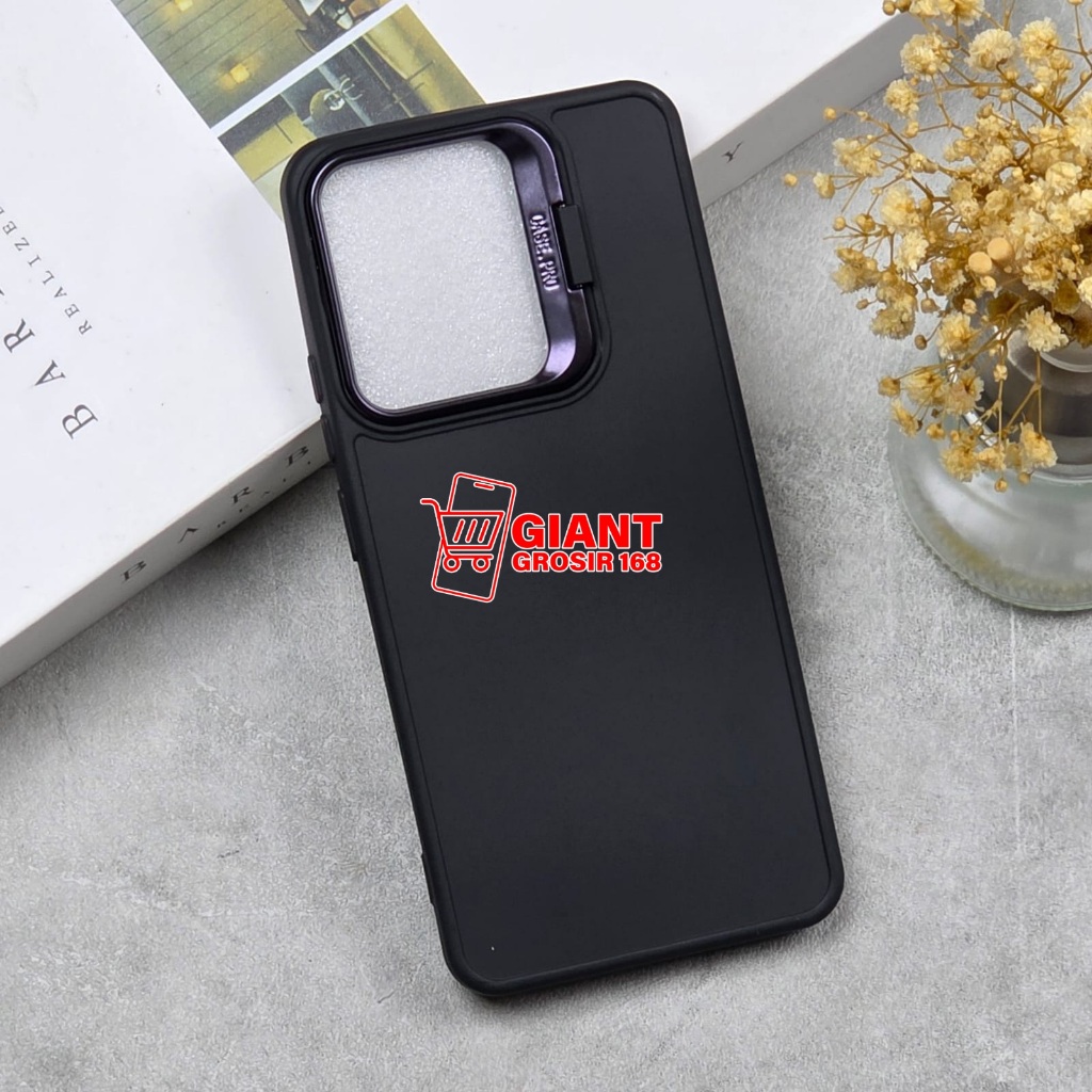 Realme 14 5G กรณี Realme 14T Macaron สีดําแหวนกล้อง Realme 14 5G Realme 14T