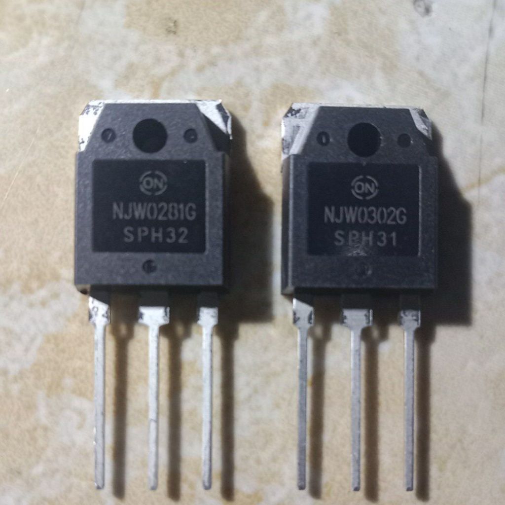 ทรานซิสเตอร์ Njw0281 Njw0302 เดิมชุด