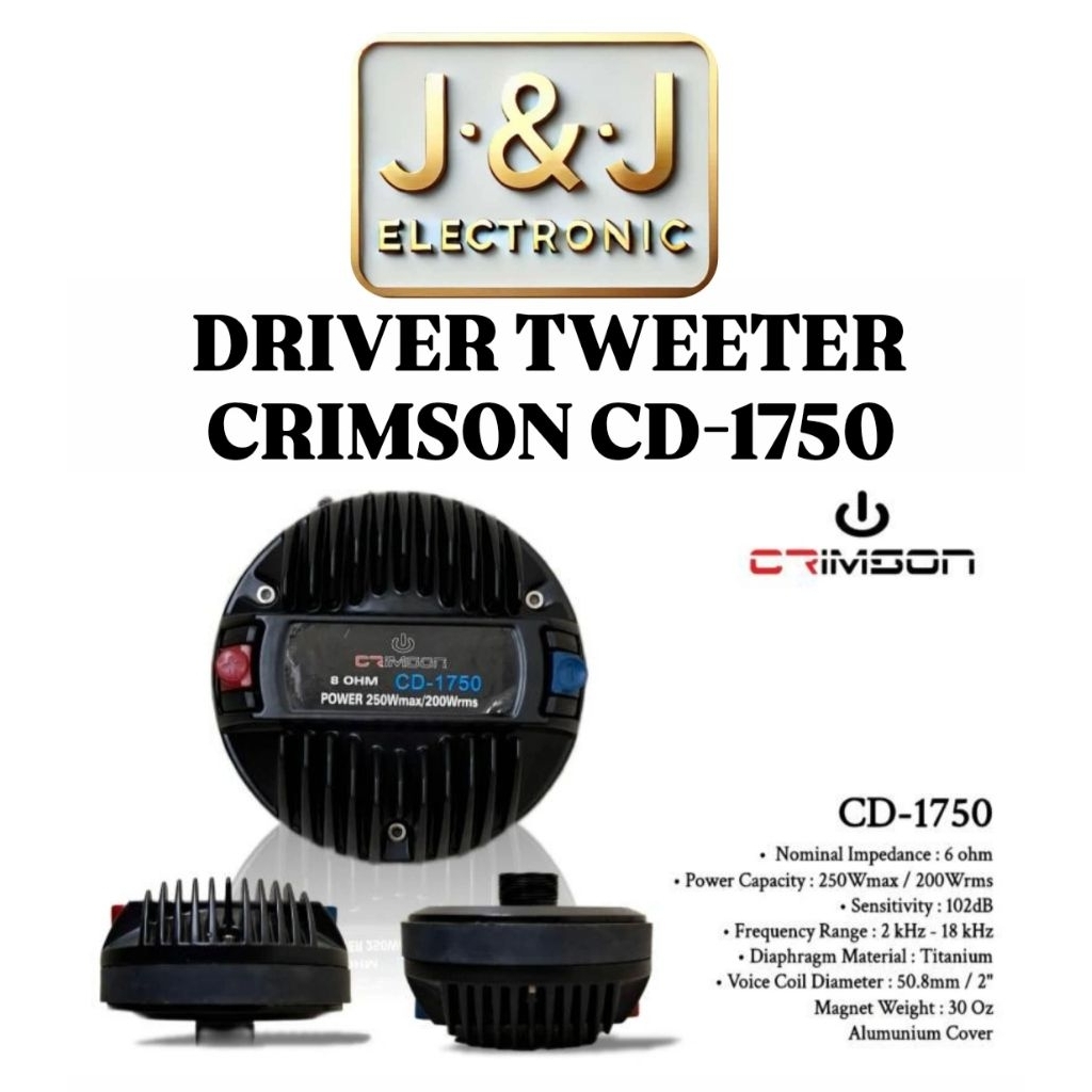 CRIMSON CD-1750 TWEETER DRIVER