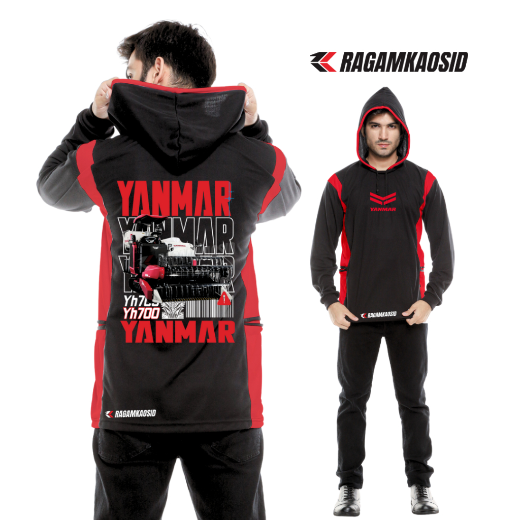 YANMAR T-SHIRT Combine Harvester Operator Farmer เสื้อยืดมีฮู้ด