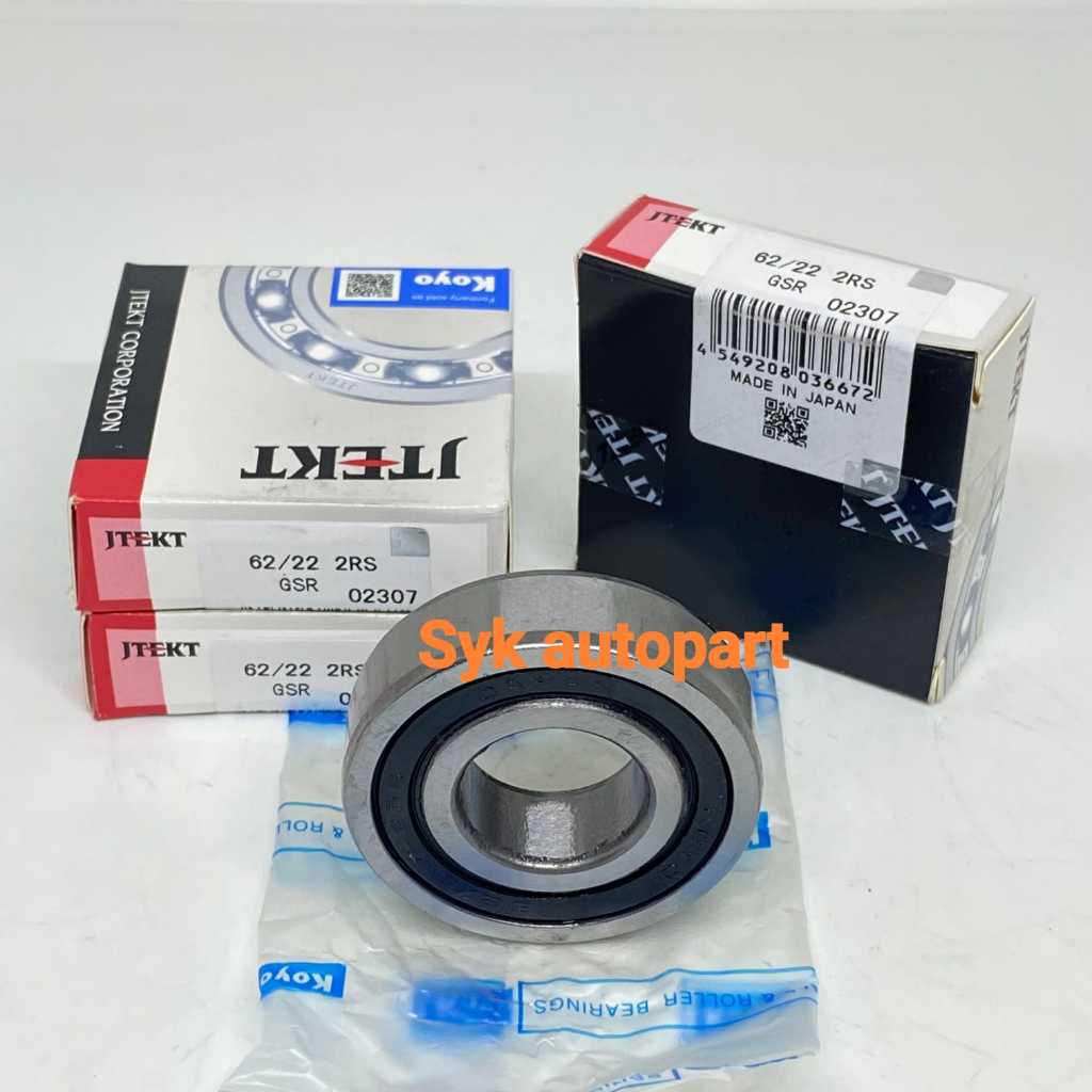 BEARING 62/22 2RS KOYO หมวกยาง 62/22 2RS KOYO