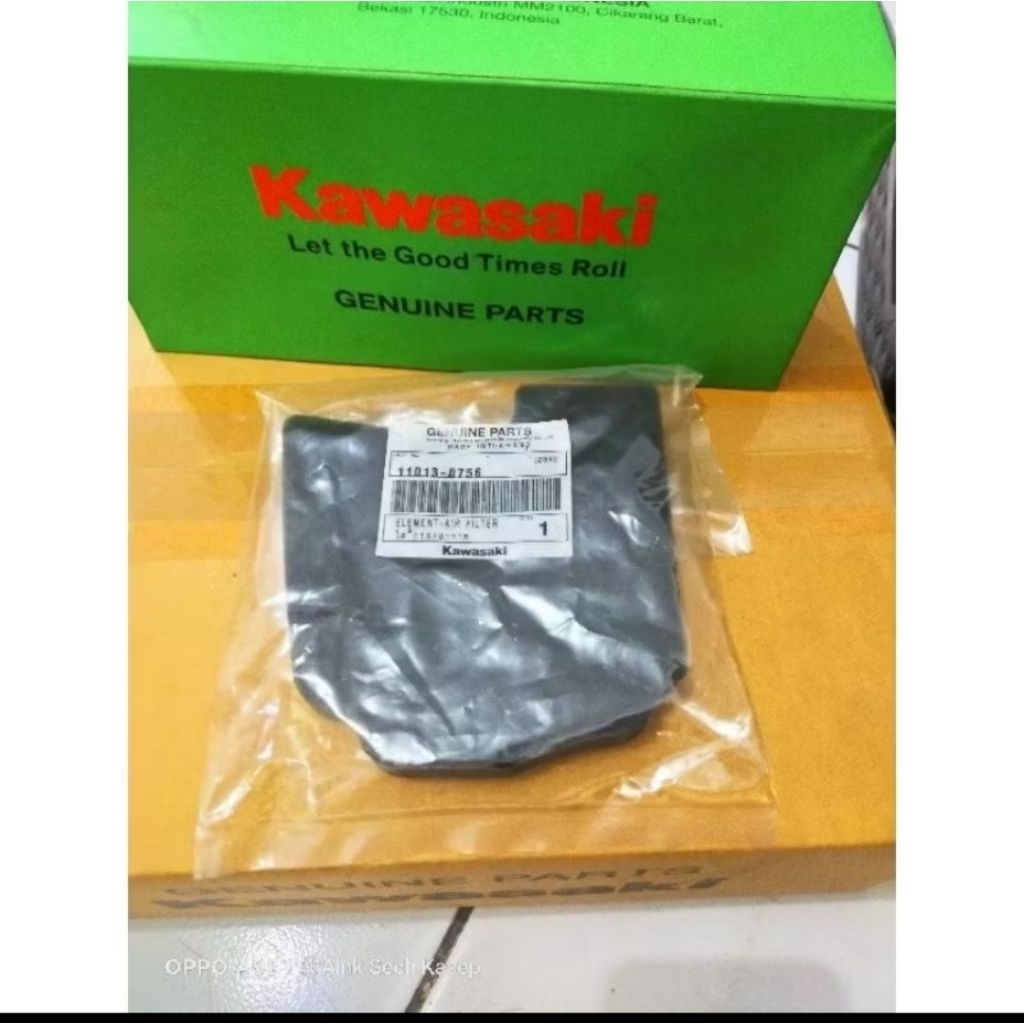 โฟมกรองอากาศ kawasaki Z125 Z 125 PRO 11013-0756 ดั้งเดิม