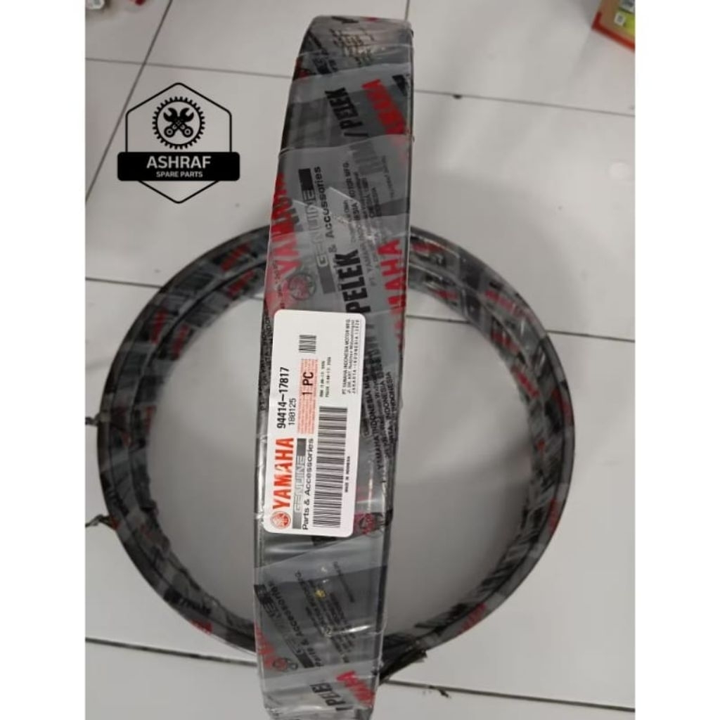 DID ขอบขอบขอบขนาด 140 - แหวน 17 สีดําเงา Vega RR Vega ZR Universal 
94414-17817