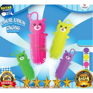 MC Mainan Anak PUFFER BALL/MAINAN YOYO Ubur-ubur Cumi Gurita Karet Lampu LED KUROMI CACING GURITA CUMI