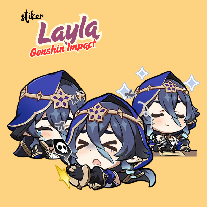 สติ๊กเกอร์ Lisa Genshin Impact | สติ๊กเกอร์ Merch Genshin Impact Lisa Vinyl Glossy กันน้ํา | สติ๊กเก
