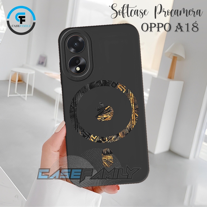 Softcase OPPO A18 A38 A17 A17K A58 4G/A58 5G A78 4G/A78 5G A79 5G A98 A16K A16E Cool iph0ne logo - เ
