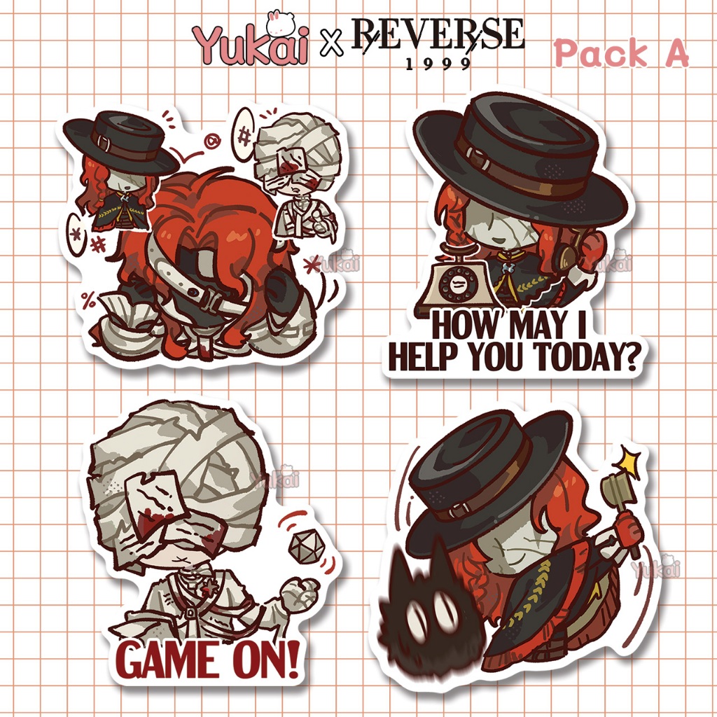 Aleph Reverse 1999 สติ๊กเกอร์พรีเมี่ยม - ชุดสติ๊กเกอร์อนิเมะกันน้ํา