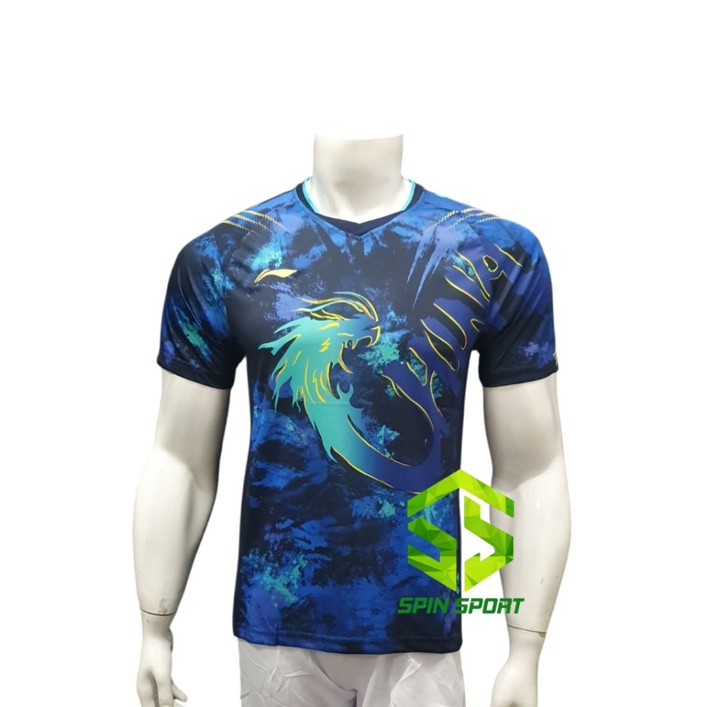 [ล6616ก กองทัพเรือ] ขายส่งล่าสุดพรีเมี่ยมนําเข้ามังกร ลงทะเบียน เสื้อยืดที่แห้งแบดมินตันปิงปองแบดมิน