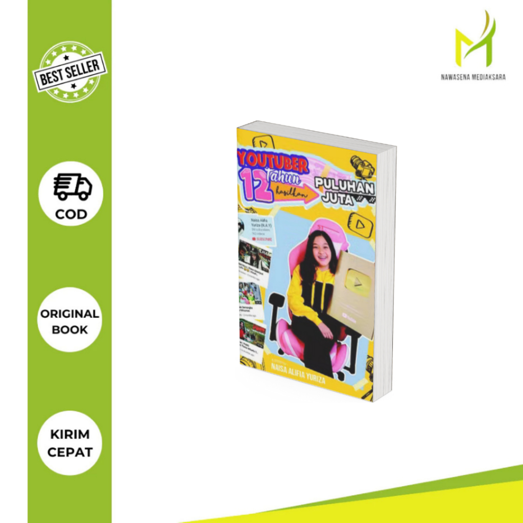หนังสือ Youtuber 12 ปี: Tenses of Million Rupiah - Naisa Alifia Yuriza