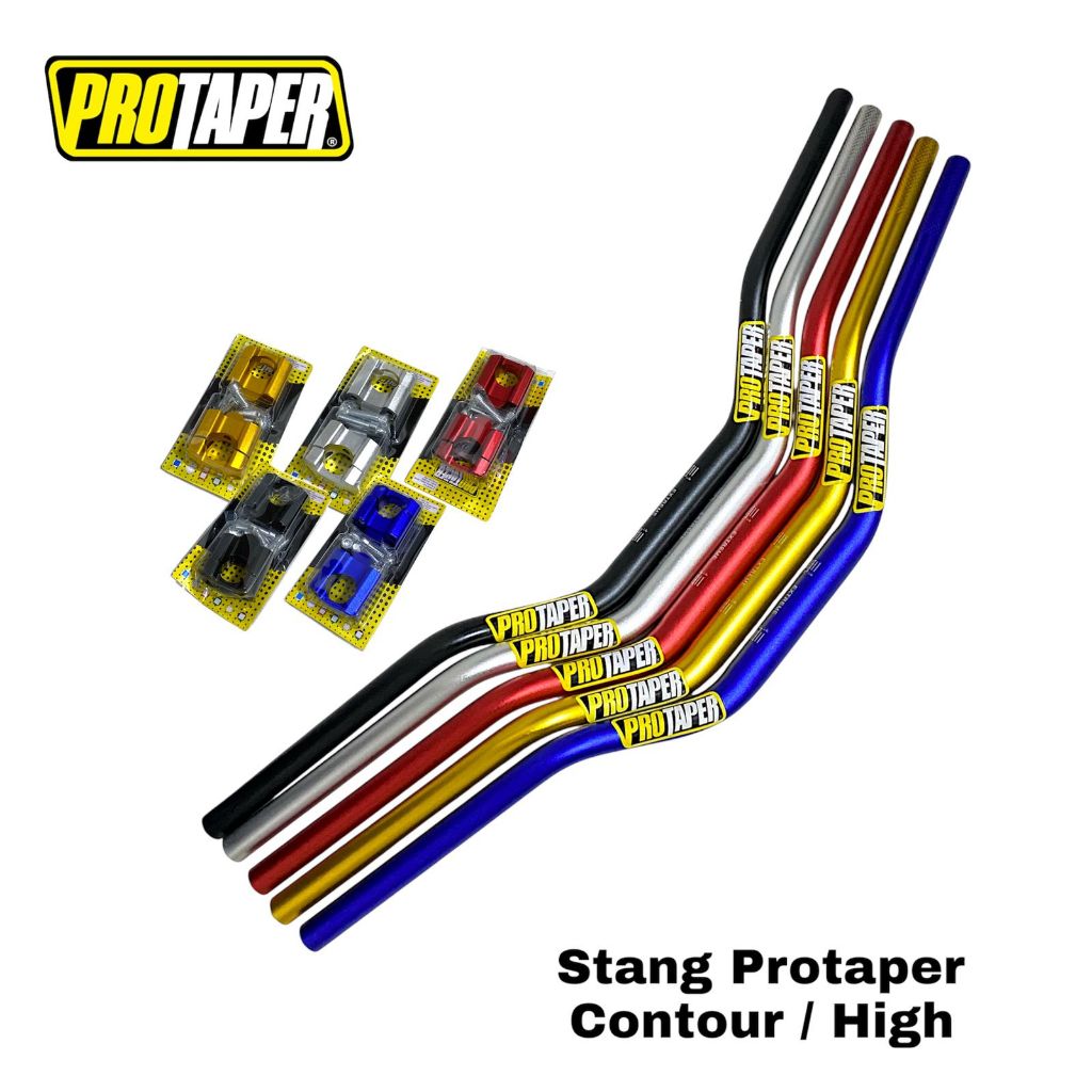 แฮนด์ทรงคอนทัวร์ Protaper High Size Universal สําหรับมอเตอร์ไซค์ทุกรุ่น By Jv