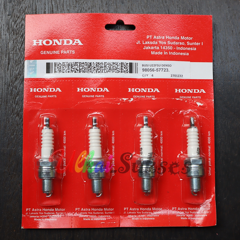 หัวเทียนมอเตอร์ไซค์ Denso Series รหัส U20EPR9 ความยาว U22FSU สั้น 1 ชิ้น