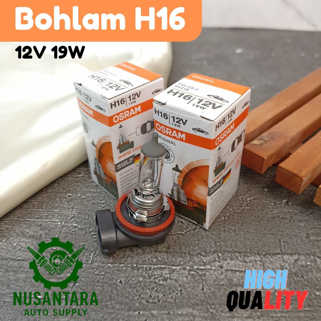 OSRAM หลอดไฟ H16 12V 19W ดั้งเดิม
