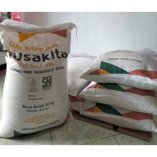 (LANGSUNG KIRIM ) GULA NUSA KITA LOSS KEMASAN 50 KG