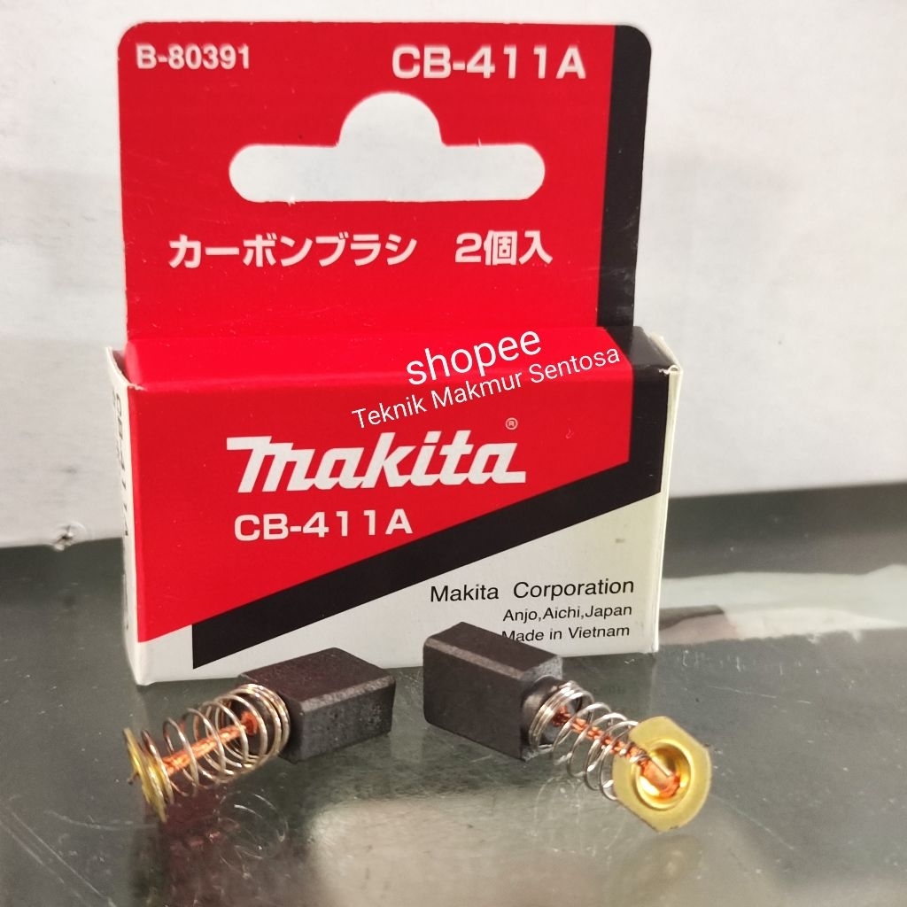 CB 411A Makita Charcoal CB411 Bostel 411 แปรงคาร์บอน B-80391