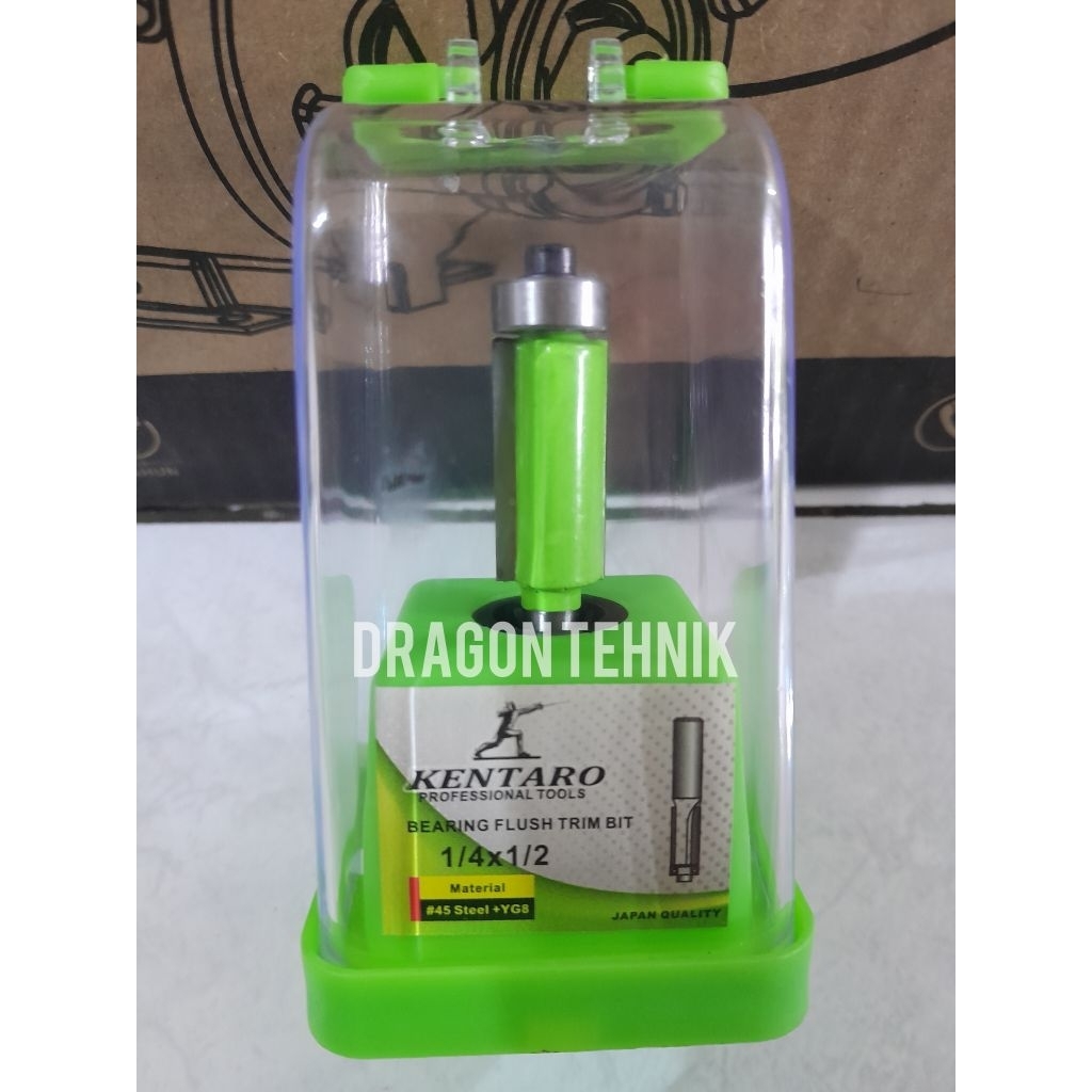 MATA BEARINH FLUSH TRIM BIT KENTARO PROFILE BIT 1/4 X 1/2