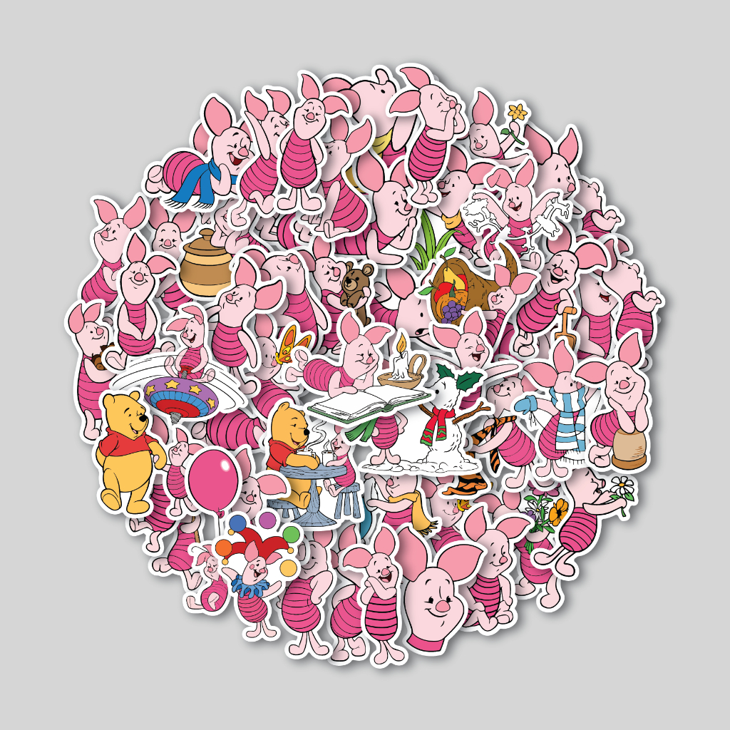 สติ๊กเกอร์แพ็ค PIGLET | สติ๊กเกอร์ TUMBLR | สติ๊กเกอร์แล็ปท็อปสําหรับกระเป๋าเดินทางและหมวกกันน็อค
