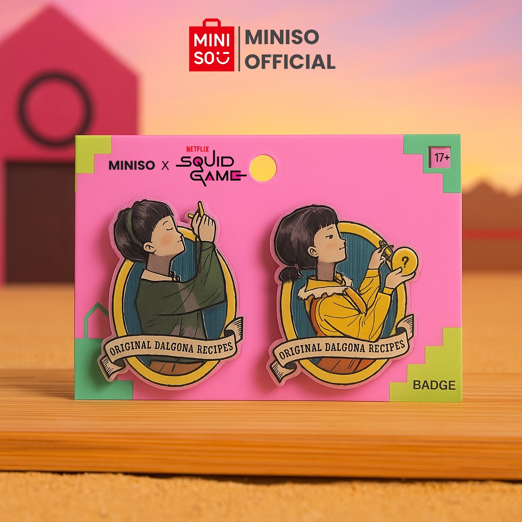 MINISO x SQUID GAME Collection badge Pin/Squid Game Character badge