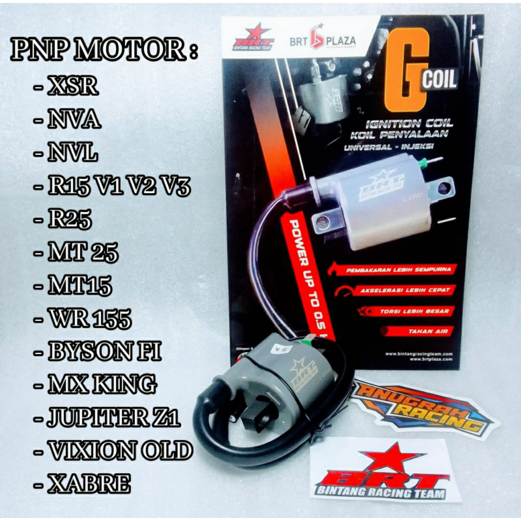 BRT COIL G-SUPER INJECTION MX KING VISION 150 NVA NVL XABRE XSR WR 115 BYSON FI JUPITER Z1 MT25 R25 
