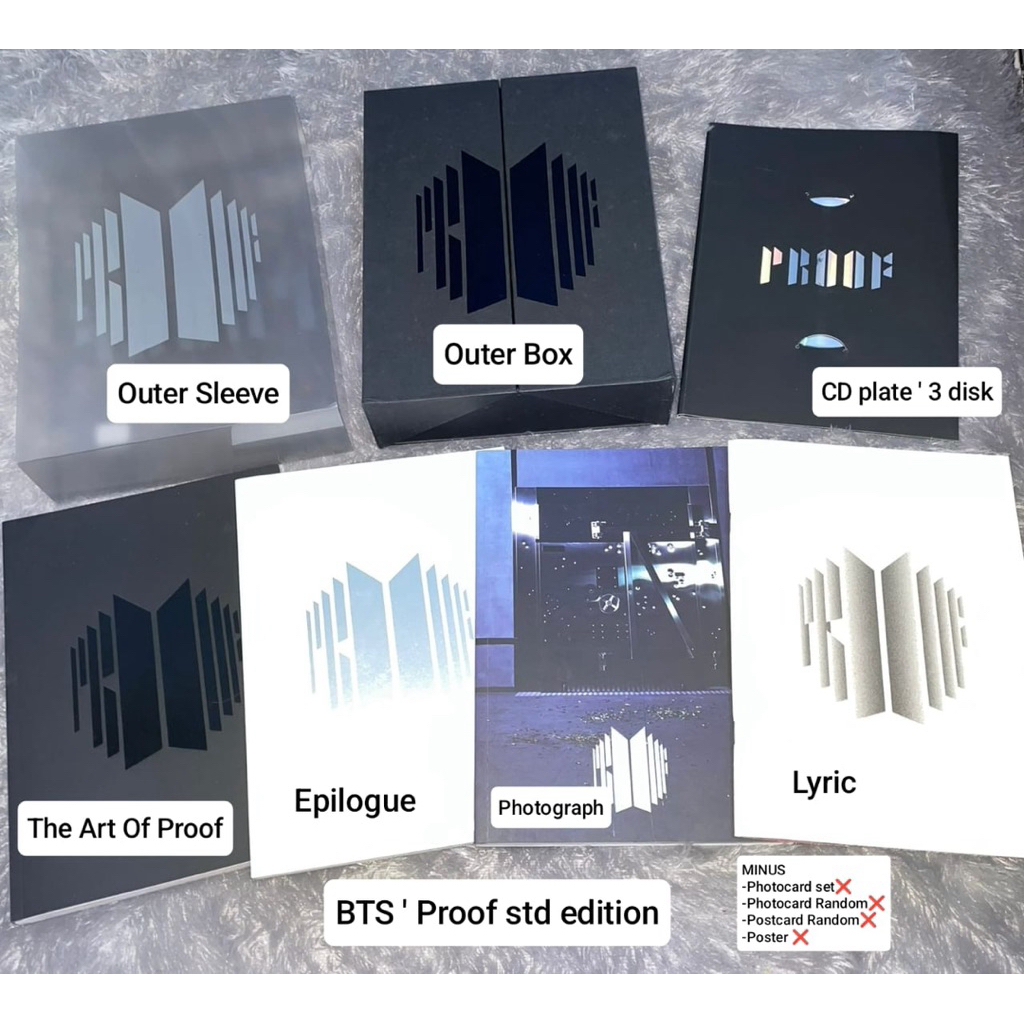 อัลบั้ม BTS PROOF เท่านั้น