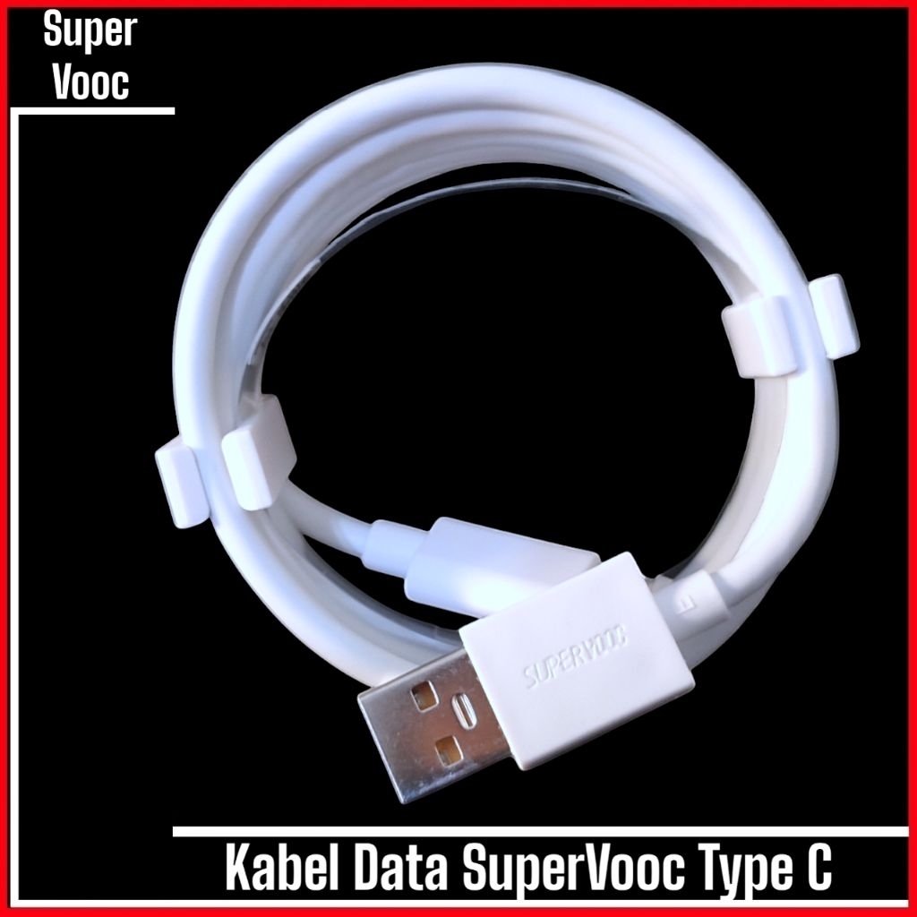 สายเคเบิลข้อมูล Realme Type C Super Vooc Super Dart