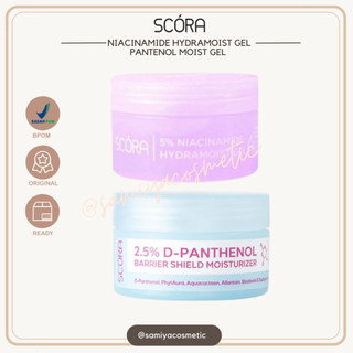 SCORA 5% Niacinamide Hydramoist Gel 100ml | Pantenol Moisturizer | Pelembab Wajah yang Mencerahkan Kulit Memperbaiki Skin Barrier