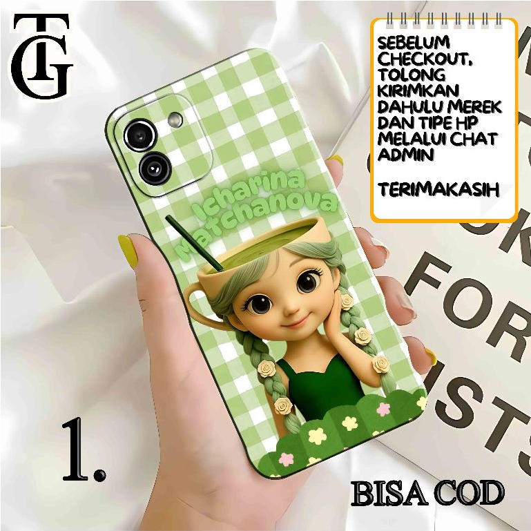 พรีเมี่ยมซิลิโคน CASING ANOMALI ICHARINA MACHANOVA MOTIF น่ารักรับสําหรับ SAMSUNG A05 A05S A54 S24 U