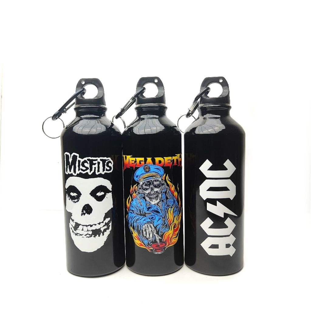 Tumbler carbiner logo band acdc - tumbler air misfit - tumbler skena Megadeath