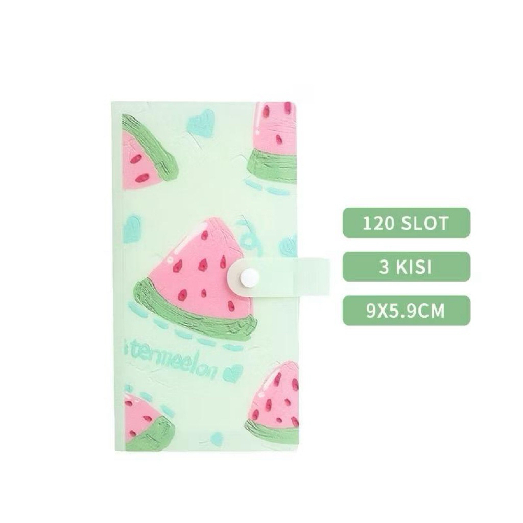 อัลบั้มรูปโพลารอยด์ 2R 120 Slot – ที่ใส่นามบัตร PVC & การ์ด Lomo | มินิอัลบั้มน่ารัก 120 ชิ้น